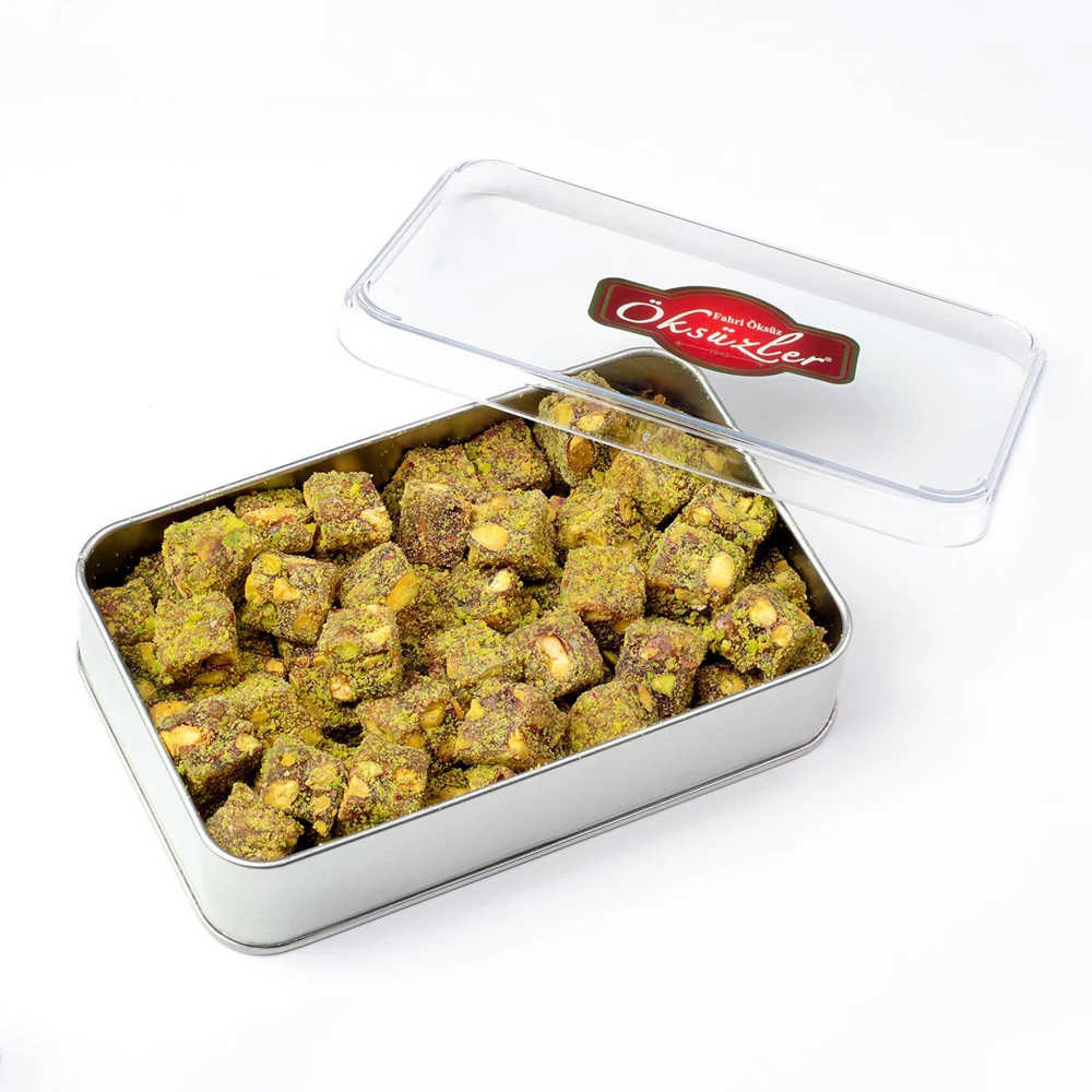 Fıstık Rüyası Mini — kutunun içindeki lokumlar
